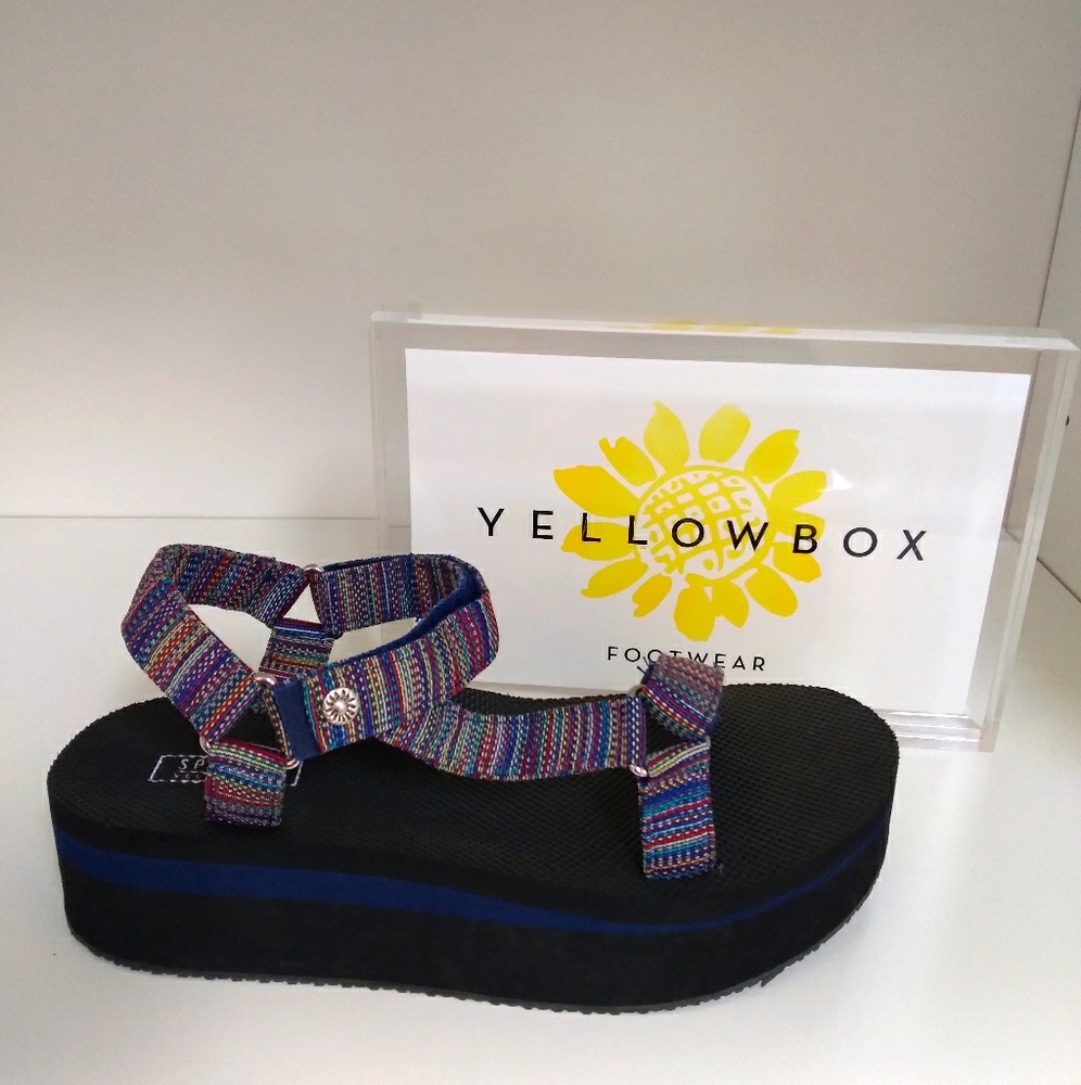 New Yellow Box sandals